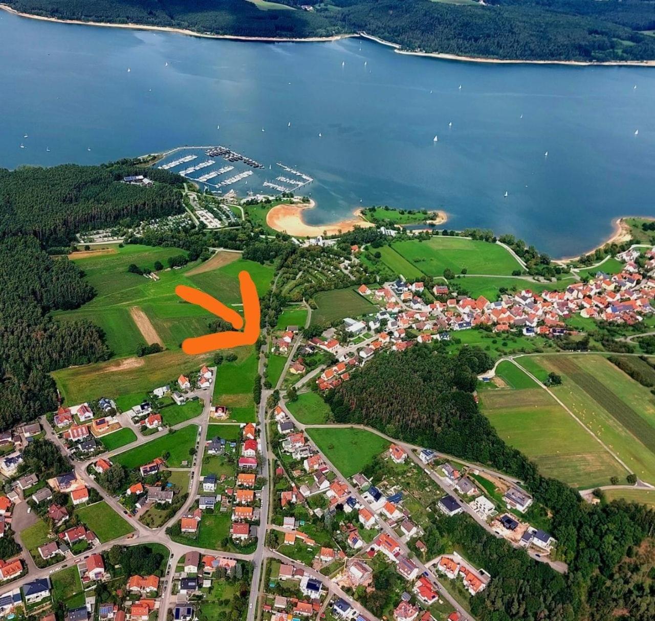 Ferienwohnung Brombachsee Ankerplatz Mit Sauna Bei Juliane Und Klaus Pleinfeld Exteriör bild